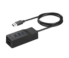 バッファロー BSH4A110U3BK USB3.0 上挿し 4Pハブ ブラック [ブラック] [USB3.0] [上挿し]