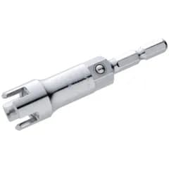 (TOP) 電動ドリル用 蝶ネジソケット トップ工業 M6用蝶ネジ回し 電動手動兼用 13mmレンチ使用可能日本製 ECS-M6