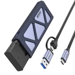 新品 BENFEI M.2 SSD 外付けケース-USB3.2 Gen2接続 UASP対応 10Gbps超高速転送 アルミ ssd m.2 ケース 2230/2242/2260/2280 M key/B+M key SSD対応 シリコンラバー付き 【USB A