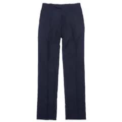未使用 DIOR ディオール スラックス テーパードパンツ センタープレス 633C720A4767 ウール シルク混 46C ネイビー メンズ 古着 中古 USED