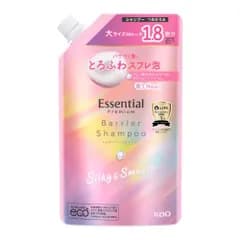 エッセンシャル プレミアム うるおいバリアシャンプー シルキー＆スムース つめかえ用 600ml