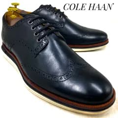 【ほぼ未使用】COLE HAAN コールハーン オリジナルグランド ウィングチップ C31545 黒 ブラック 26.5cm　革靴 ビジネスシューズ フォーマル ドレス カジュアル 本革 本皮 メンズ