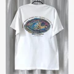 ハワイ ノースショア サーフTシャツ バックプリント Hanes ヘインズ ホワイト