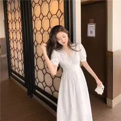 ミモレ丈 春夏 ワンピース 可愛い ガーリー フェミニン 大人