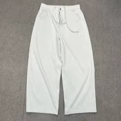 UNIQLO U(ユニクロユー) ワイド カーブ ツイル ジャージ パンツ XL