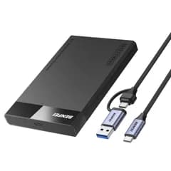 BENFEI 2.5インチ SATA-USB 外付けハードドライブケース ツールフリー設計 SSD/HDD対応 最大6Gbps高速転送 UASP/SATA IIIサポート プラグアンドプレイ