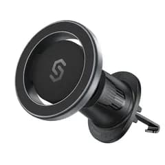 スマホホルダー 車 MagSafe対応 SYNCWIRE【強化金属フック】MagSafe車載 エアコン吹き出し口用 マグネット 車載スマホホルダー 車スマホスタンド 落下防止 360度回転 iPhone 15 14 13 12 SE Samsung Xpe 1
