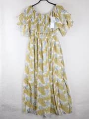 (新品)レディース オフショルダー ロング丈ワンピース(F)
