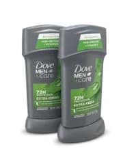Dove Men＋ Care Antiperspirant　72時間汗と匂いをブロック　2.6オンス 74g  長持ちするシトラスの香り　2個パック