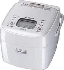 【中古】 MITSUBISHI 三菱電機 IHジャー炊飯器 備長炭炭炊釜 3.5合炊き ピュアホワイト NJ-SE068-W