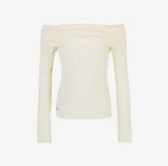 CERRIC DRAPE LACE TOP / CREAM