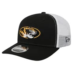 ニューエラ メンズ アクセサリー 帽子 Mens New Era Black Missouri Tigers Team 9SEVENTY COOLERA Trucker Adjustable Hat Black ブラック
