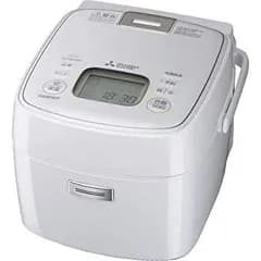 【中古】 三菱 IHジャー炊飯器 (3.5合炊き) ピュアホワイトMITSUBISHI 備長炭 炭炊釜 NJ-SEA06-W