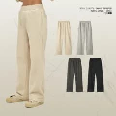 新品 ユニセックス ストレートフィット パンツ ジャージ 4COLOR