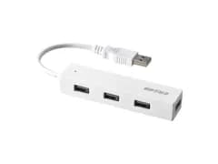 【数量限定】【大人気】ホワイト 4ポート BSH4U055U2WH バスパワー USB2.0 ハブ USB BUFFALO バッファロー