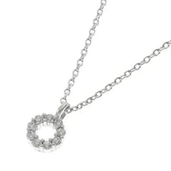 【新品】 [石輝] キラキラ輝くラインストーンのフラワーモチーフのシルバー925ネックレス お花[305sin] 0