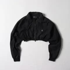 ポロ リメイク ツーウェイ クロップド ジャケット