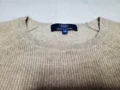 ゴビ メタルパール カシミア ベージュ ウールニット ポール1112