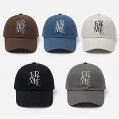 [韓国トレンド] FORMEキャップ デイリーユース レディース メンズ　ロゴ 韓国ファッション 韓国トレンド フォルム ツバ広 帽子 春 夏 秋 冬 かわいい 5色 カジュアル ストリート コットン 深め K-POP 人気 小顔効果　男女兼用　ユニセックス