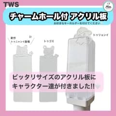 TWS 【トゥリョンイVer.】チャームホール付 ペンライトアクリル板  24時間以内 発送 トゥアス