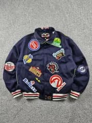 JH リメイク MLB オールチーム パッチ ロゴ ジャケット ( 2XL ) / 11199