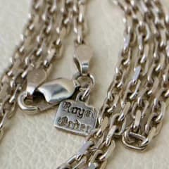 美品 ロイヤルオーダー silver 925 ネックレス royalorder 小豆チェーン