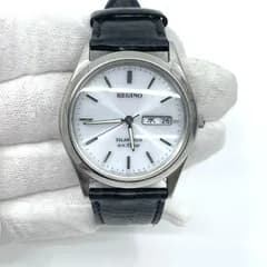 稼働〇　CITIZEN　シチズン　レグノ ソーラー メンズ 腕時計 デイデイト E101-S028221 アナログ クォーツ QZ ウォッチ REGUNO　白文字盤