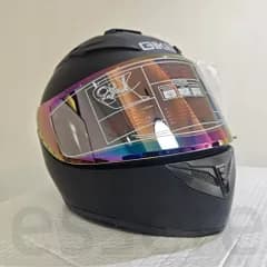 フルフェイスヘルメット バイクヘルメット 大きいサイズ オートバイ用 S-3XLサイズ シールド付 マットブラック