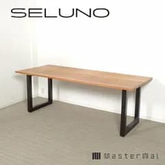 ◾︎SELUNO◾︎  【展示良品】MASTERWAL  マスターウォール  WILDWOOD / ワイルドウッド ダイニングテーブル 2000×845 / ブラックチェリー無垢材  27万  x457