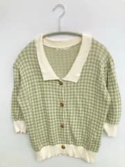 continuer de NICE CLAUP コンティニューデナイスクラップ カーディガン/ボレロ F グリーン