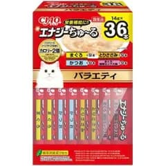 訳あり 2袋セット (箱破れ・開封跡)いなばペットフード CIAO エナジーちゅ～る 36本入り ×2袋セット【北海道/沖縄/離島発送不可】