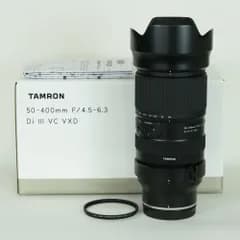 [良品 | 高級フィルター・三脚座付] TAMRON 50-400mm F/4.5-6.3 Di III VC VXD (Model A067) [ニコンZ用] | Nikon Zマウント