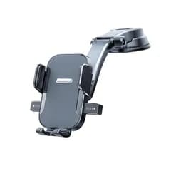車載ホルダー スマホ 車用品 真空吸盤 折りたたみ 安定 360°回転可能 自由調節 片手操作 携帯ホルダ 取り付け簡単 エアコン吹き出し口 ふさがない iPhone／Android4-7インチ多機種と99％車種が対応（ブラック グリッドスクエア） 1