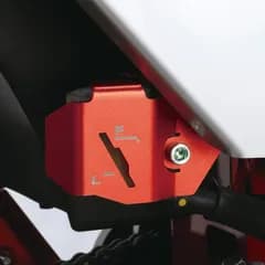 【HRuizq】マスターシリンダー キャップ リアブレーキプロテクタータンク適用 モンキー125 JB02 全モデル モンキー125JB03 全モデル DAX125JB04 全モデル (銀)