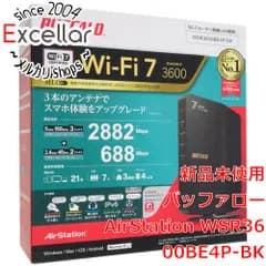 [bn:12] BUFFALO　無線LANルータ　AirStation WSR3600BE4P-BK　ブラック