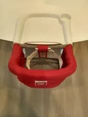 【イングリッシーナ】ファスト　ベビーテーブルチェア　レッド　赤　テーブル付き