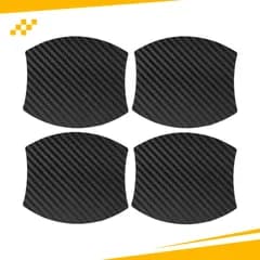 【4枚入り】ドアプロテクター 車 アクセサリー ドアハンドルプロテクター ドアハンドルプロテクター マグネット カー用品 ドアハンドルプロテクター マグネット式 カーボン調 汎用