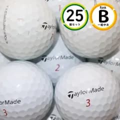 飛距離重視 テーラーメイド ツアープリファードX 25球 Bランク 飛距離性能・スピン性能 ロストボール 送料無料