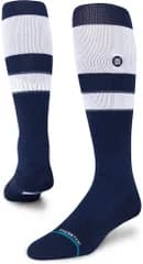 スタンス STANCE ソックス STRIPES OTC 2023 メンズ レディース ストライプ ロング丈 野球 MLB公認 高機能 疲労軽減 練習 試合 部活 速乾 熱中症対策  A759A23STR WHN WHITE/NAVY