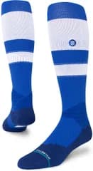 スタンス STANCE ソックス STRIPES OTC 2023 メンズ レディース ストライプ ロング丈 野球 MLB公認 高機能 疲労軽減 練習 試合 部活 速乾 熱中症対策  A759A23STR WBL WHITE/BLUE