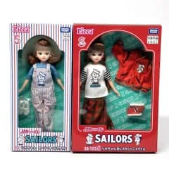 【未開封】 リカちゃんくじ×セーラーズ SAILORS 03賞 オーバーオールスタイル ラスト賞 赤いスタジャンスタイル  【津山店】
