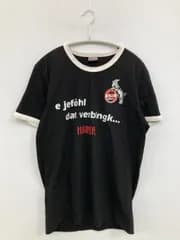 SONAR Tシャツ/カットソー M ブラック 前面プリント ミドル丈 半袖 クルーネック(丸首)