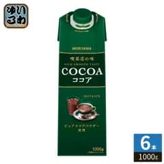 守山乳業 喫茶店の味 ココア 1000g 紙パック 6本入 ココア飲料 アイス ホット