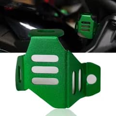 Vancroser ニンジャ400 リアブレーキオイルボトルカバー保護カバー カップカバー リア燃料タンクキャップ保護アクセサリー オートバイリアブレーキオイルカップカバー ニンジャ400 カスタムパーツ プロテクタータンク保護ケース ニンジャ400 に最適