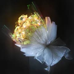 光る オーロラブーケ LEDライト付き バラ 花束 女性 彼女 妻 誕生日プレゼント 結婚記念日 バレンタイン ホワイトデー お祝い 送別会 メッセージカード付き 卒業式 国内発送 4e9a4597