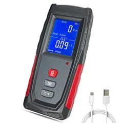 Sutekus 電磁波計 電池環境状態把握 警報アラート付 電磁波測定 テスター 日本語取説付 バッテリー内蔵 充電式 一般家庭向けkk 64ec51b6