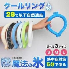 【2026新色 アイス】クールリング アイスクールリング ネッククーラー 熱中症対策 28°C 大人 さらっとひんやり 冷感リングクール エコ 室内 散歩 ペット アウトドア