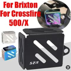 Brixton Crossfire 500 X 500X 用オートバイアクセサリー リアブレーキフルードリザーバーガードカバープロテクターオイルタンクカップガー