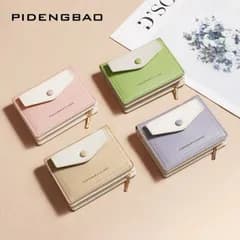 ミニウォレット 二つ折り財布 コインケース 小型財布 レディース コンパクト 小銭ケース ミニコインケース 折りたたみ カード大量収納 軽量 コンパクト ミニ財布 小さい 小さめ 折財布 折り財布 ミニサイフ プレゼント パステルカラー なめらか 高品質