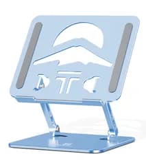 ツビワ(ToBeoneer) ノートパソコンスタンド PCスタンド タブレットスタンド laptop stand 液タブホルダー 折り畳み式 卓上 高さ角度調整 人間工学 姿勢改善 在宅ワーク アルミ製 ZOOM会議 Macbook,iPad,15.6イン 1